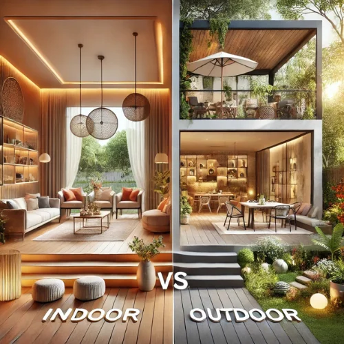 Indoor vs. Outdoor Interior Design