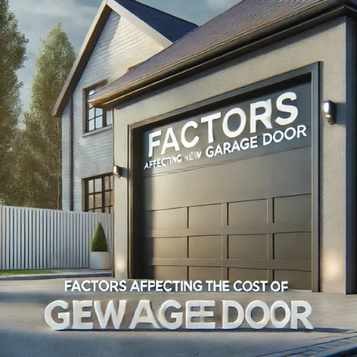 Factors Affecting the Cost of a New Garage Door